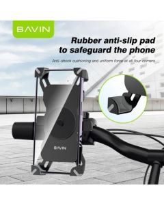 BAVIN Držač za telefon, bicikl/motor/skuter, crna - 90405-1