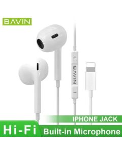 BAVIN Slušalice za mobilni Lightning, bela - 90218-1-1