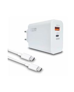 BAVIN Bavitel punjač 120W Usb A+ Type C + kabl Type C/Type C, bela - 92008