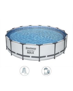 BESTWAY Bazen za dvorište sa čeličnim ramom i pumpom 366x100cm Pro Max