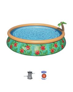 BESTWAY Bazen za dvorište sa filter pumpom 457x84cm Fast Set