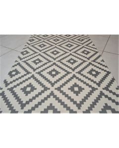 BLU EBELL Prostirka sa printom 70x140cm romb siva - BB-6725
