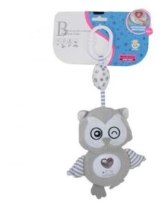 BBO Plišana muzička igračka za bebu Sova - YW250750