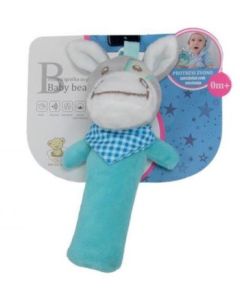 BBO Plišana igračka za bebe Magare, siva/plava - YW178986
