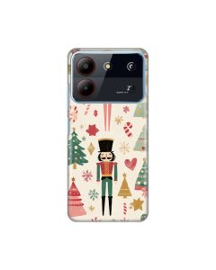 Maska za ZTE Blade A54 Vintage Christmas Silikonska Print