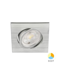 BRAYTRON LED spot svetiljka BRY-SPOTLED G3-7W-SQR-SLV-3IN1