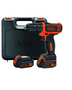 BLACK & DECKER Aku bušilica - odvijač 10.8V 2 X 1,5 Ah BDCDD12KB u koferu - BDCDD12KB
