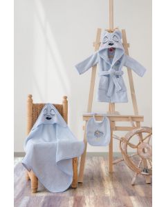 DEKOR DOM Bade mantil set CB BABY BATHROOM SET - BEAR