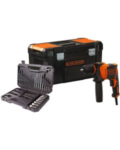 BLACK & DECKER Udarna bušilica 710W BEH710KA80 u kutiji sa setom pribora - BEH710KA80