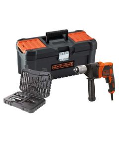 BLACK+DECKER Vibraciona bušilica u koferu 850W BEH850KA32 - BEH850KA32