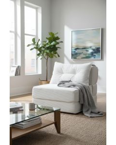 SANTE Fotelja na razvlačenje 3u1 Lincoln, bela