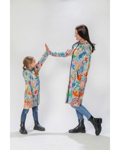 BAIKA Štrikani kaput za žene - Beli Eden - KOBEDL