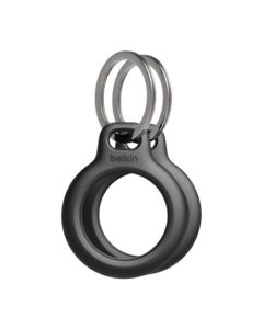 BELKIN Privezak za ključeve sa metalnim prstenom za AirTag 2/1, crna - 1830013