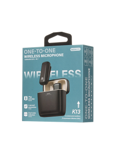 Bezicni mikrofon Lavalier Remax K13 1u1 za mobilni telefon iPhone Lightning crni - 618500