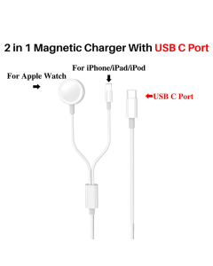 Bezicni punjač za Apple watch i kabel Type-C na Ligntning