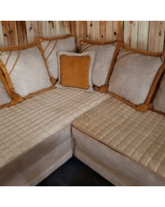 VIKTORIJA Prekrivač za trosed,dvosed i fotelju, beige Mega - VLK000477-Beige
