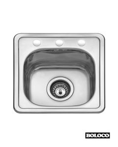 Boloco Inox ugradna sudopera ø90 38x38cm BL 609 - 11742