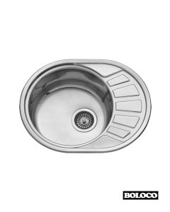Boloco Inox ugradna sudopera ø90 58x45cm BL 904 - 12384