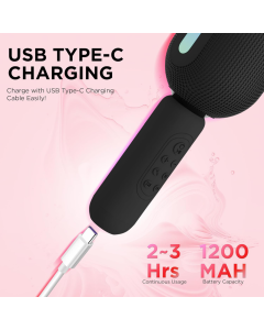 Bluetooth mikrofon KMC-300 roze - 219644