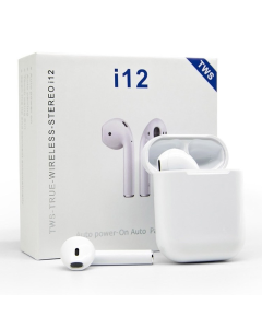 Bluetooth slušalice AirPhones i12 TWS bele - 056986