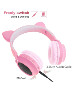 Bluetooth slušalice BT028C (S28) roze - 040177