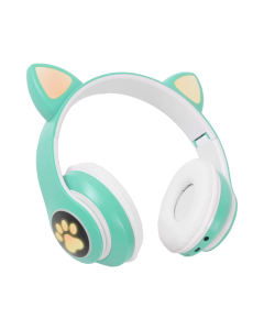 Bluetooth slusalice Cat Ear JST-28 mint - 216295-1