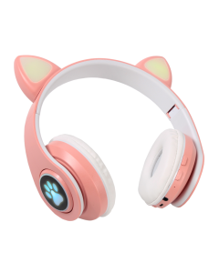 Bluetooth slusalice Cat Ear svetlo roze - 206527-1