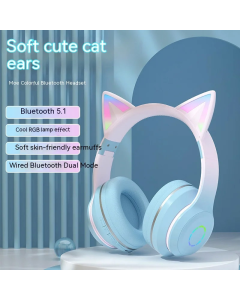 Bluetooth slušalice LED ljubicaste - 605955