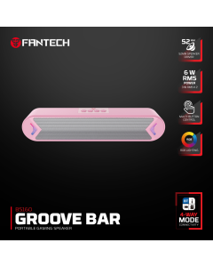 Bluetooth zvučnik Fantech BS160 GROOVE BAR pink