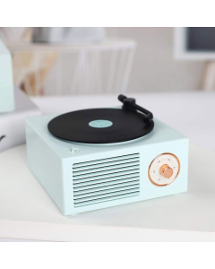 Bluetooth zvučnik Retro Vintage 3D plavi - 605950