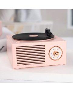 Bluetooth zvučnik Retro Vintage 3D roze - 605952