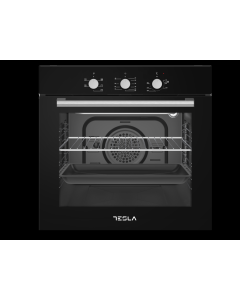 TESLA Ugradna rerna BO600SB ventilatorska/60L/mehanička/crna - BO600SB
