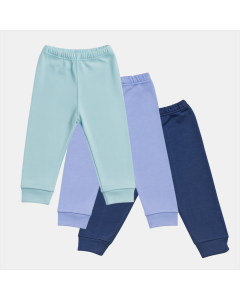 Mafimi Pamučne Pantalonice set od 3 - aqva, plava, teget - P-126356