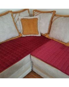 VIKTORIJA Prekrivač za trosed,dvosed i fotelju maroon, Mega - VLK000477-bordo