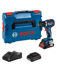 BOSCH Aku bušilica-odvrtač GSR 18V-90 C u L-BOXX 136 sa 2 x 4,0 Ah ProCORE18V Li-ion , brzi punjač - 06019K6004