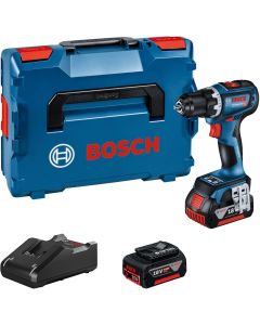 BOSCH Aku bušilica-odvrtač GSR 18V-90 C u L-BOXX 136 sa 2 x 5,0 Ah Li-ion , brzi punjač - 06019K6006