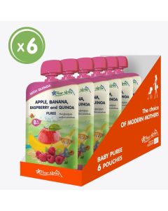 Fleur Alpine organski pire sa malinom i kinoom 8+, 120 g x 6 kom