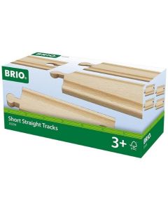 BRIO Delovi za prugu - kratke ravne staze - BR33334