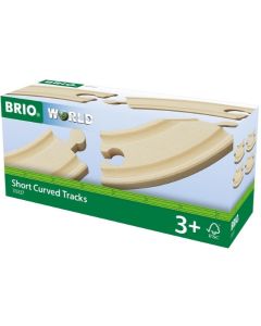 BRIO Delovi za prugu - kratke krivine - BR33337
