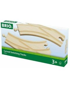 BRIO Delovi za prugu - zakrivljeni prekidački pravci - BR33346