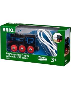 BRIO Punjiva lokomotiva sa mini USB kablom - BR33599