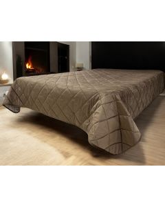 VIKTORIJA Plišani prekrivač Brown 200x230cm - VLK4010206-brown