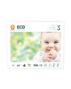 BESUPER ECO Bamboo Pelene S (3-8 kg) 102 kom - BSE-P-S