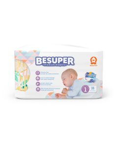 BESUPER Premium Pelene 1 (NB, 2-4 kg) 36 kom - BSP-P-1NB