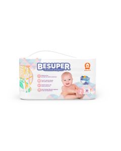 BESUPER Premium Pelene 2 (S, 3-8 kg) 36 kom - BSP-P-2S