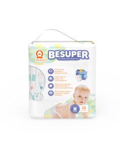 BESUPER Premium Pelene-Gaćice M (6-11 kg) 18 kom - BSP-PG-M