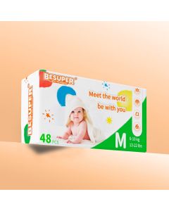 BESUPER ULTRA THIN PROBIOTIC Pelene M (6-10 kg), 48 komada