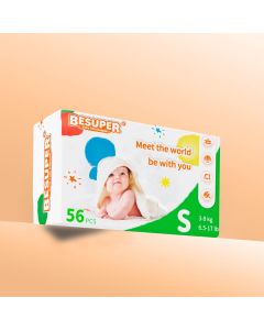 BESUPER ULTRA THIN PROBIOTIC Pelene S (3-8 kg), 56 komada