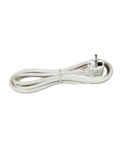COMMEL Prikljucni kabl 2,5 A 250 V, beli, 2m - C0114