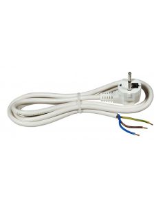 COMMEL Priključni kabl 16A 250V 3500W, beli, 1,5m - C0512